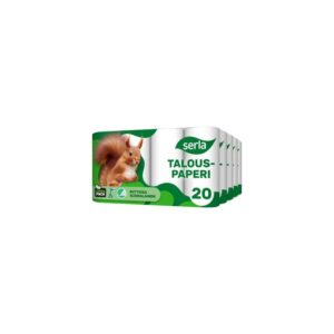 talouspaperi serla 20rll/säk yht. 222m (11,1m/rll)